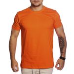 Camiseta Básica 100% Algodão - Laranja