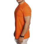 Camiseta Básica 100% Algodão - Laranja