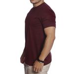 Camiseta Básica 100% Algodão - Vinho