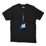 Camiseta Guitarra Azul