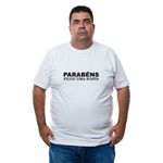 Camiseta Plus Size Parabéns Ficou Uma Bosta