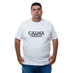 Camiseta Plus Size Calma Caralho