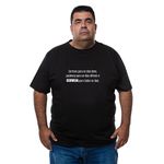 Camiseta Plus Size - Frase Sorrisos Para Os Dias Bons Paciência Para Os Dias Difíceis.
