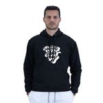 Moletom C.pirata Estampado Com Capuz Masculino - Preto
