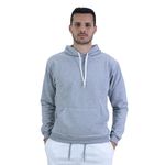 Moletom Com Capuz Masculino - Cinza