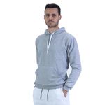 Moletom Com Capuz Masculino - Cinza