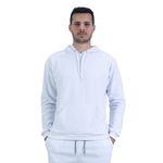 Moletom Com Capuz Masculino - Branco