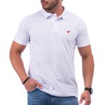 Camisa Masculina Polo Básica - Branca
