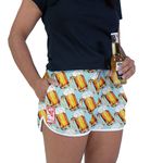 Short Feminino Beer Azul - Chopp