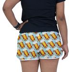 Short Feminino Beer Azul - Chopp