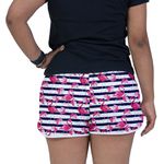 Short Feminino Flamingos