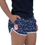 Short Feminino Beer Azul - Ondas