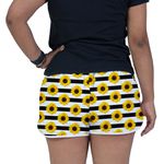 Short Feminino Listrado Floral