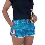 Short Feminino Beer Azul