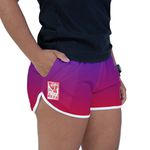 Short Feminino Beer Liso - Degradê - Roxo