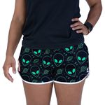 Short Feminino Beer - Alien Verde - Preto