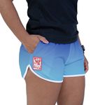 Short Feminino Beer Degradê Azul