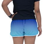 Short Feminino Beer Degradê Azul