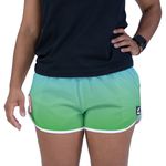 Short Feminino Beer Liso - Degradê - Verde