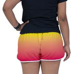 Short Feminino Beer Liso - Degradê - Laranja