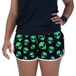 Short Feminino Beer - Alien Verde - Preto