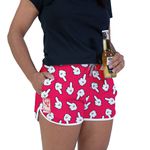 Short Feminino Fu** Rosa