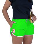 Short Feminino Beer - Liso - Verde Lima