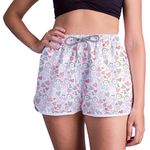 Short Feminino - Branco - Desenhos