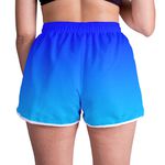 Short Feminino - Azul - Degradê 