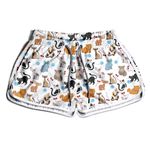 Short Feminino - Branco - Pets