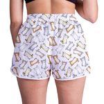 Short Feminino - Branco - Gatinhos