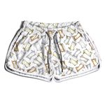 Short Feminino - Branco - Gatinhos