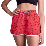 Short Feminino - Vermelho - Melancia