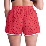 Short Feminino - Vermelho - Melancia