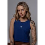 Regata Cropped Invicta Azul
