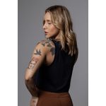 Regata Cropped Invicta Preta