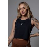 Regata Cropped Invicta Preta