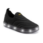 TENIS INFANTIL KLIN LIGHT LED CALCE FÁCIL Preto