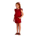 CONJUNTO INFANTIL MON SUCRÉ MARSALA SHORT CAKE SHOP 8026042
