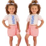 CONJUNTO MON SUCRÉ SHORT SAIA ROSA NEON FRESHNESS 802372