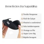 SAPATILHA INFANTIL LISA AQUÁTICA DUCK WAY COM SOLADO UNISSEX - Azul