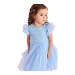 VESTIDO INFANTIL AZUL PETIT CHERIE SQUAD GYMNASTICS 3126212 Azul