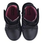 BOTA COTURNO INFANTIL PAMPILI MENINA ELÁSTICO RUBI 141073 Preto