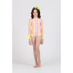 MAIÔ BODY SIRI KIDS MANGA LONGA INFANTIL ALINE HOT SEREIA CANDY 40248 Colorido