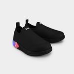 TÊNIS INFANTIL LUZINHA BIBI SPACE LYCRA PRETO LUZ LED Preto