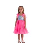 VESTIDO INFANTIL PINK LANTEJOULAS MON SUCRÉ 3127184 Pink