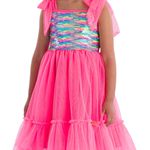 VESTIDO INFANTIL PINK LANTEJOULAS MON SUCRÉ 3127184 Pink
