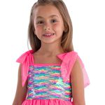 VESTIDO INFANTIL PINK LANTEJOULAS MON SUCRÉ 3127184 Pink