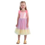 VESTIDO INFANTIL TULE E LANTEJOULAS MON SUCRÉ 3127026 Rosa