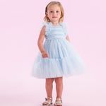 VESTIDO INFANTIL AZUL PETIT CHERIE FESTA VERAO 3127040 Azul